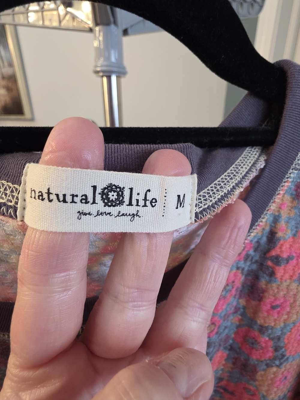 NATURAL LIFE Bright Floral Thermal Top - Picture 5 of 8